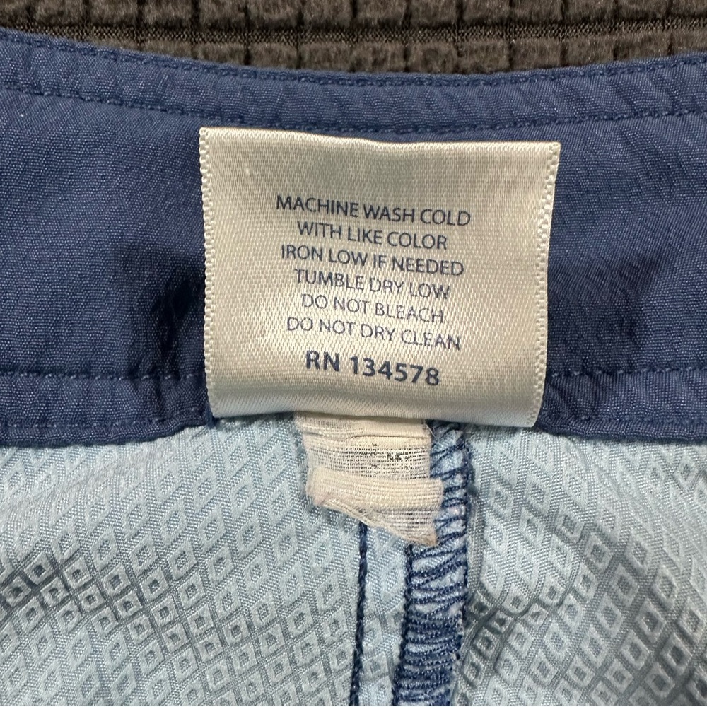 Vineyard Vines Board Shorts Mens Size 40 Blue Colorblock Swim Trunks - Picture 5 of 8